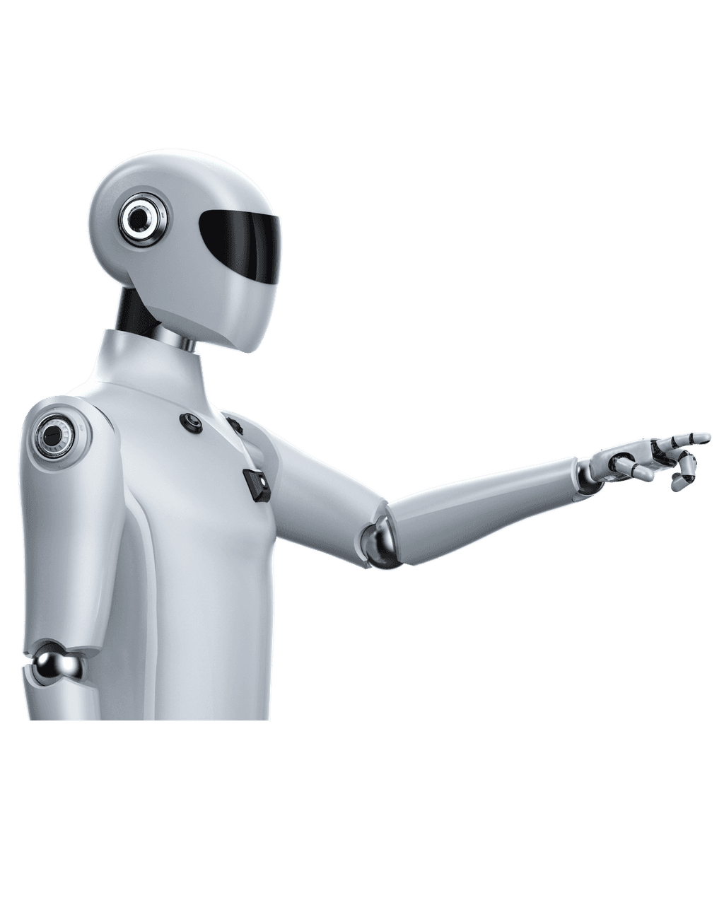 Humanoid robot pointing